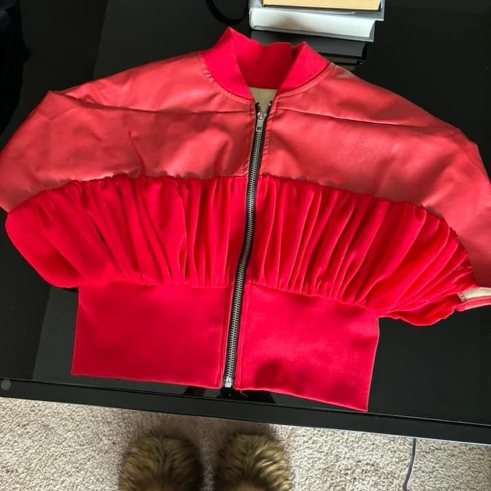 Red Leather Top